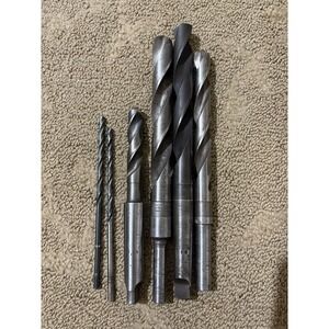 Lot Of 6 MORSE USA TWIST DRILL BIT MORSE TAPER 17/32 47/64 18mm See Pictures